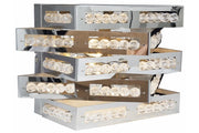Applique moderna Marcella glamour 2xG9 33W cromata Reality