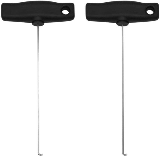 Tacho Uittrekhaak - 2 pezzi Uittrekbare haak di acciaio inossidabile, pannello strumenti per molti tipi di veicoli per W114/W115, R107/R129