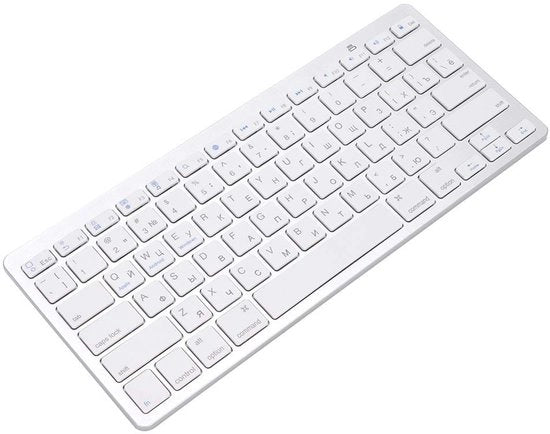 Tastiera Bluetooth Ultrasottile - Portatile e Funzionale - 28,5 x 28,5 cm - Compatibile con Mac/Windows/Android
