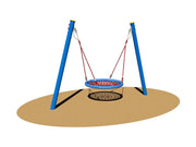 Altalena Luna 976 Giochipark acciaio zincato diametro 100cm EN 1176 h222cm