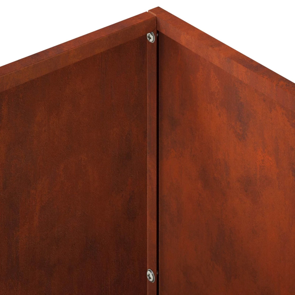 Vaso da giardino Ruggine 60 x 30 x 50 cm Acciaio Corten 8005580