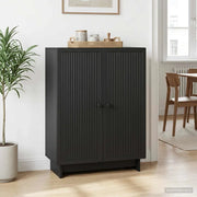 Credenza Nero 66 x 34,5 x 90 cm Legno ingegnerizzato 893896