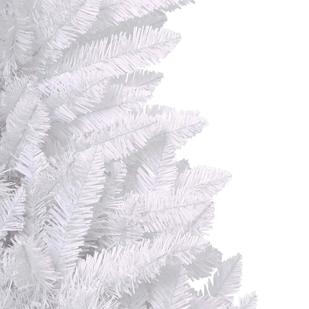 Albero di Natale artificiale Bianco 210 cm PVC e Metallo