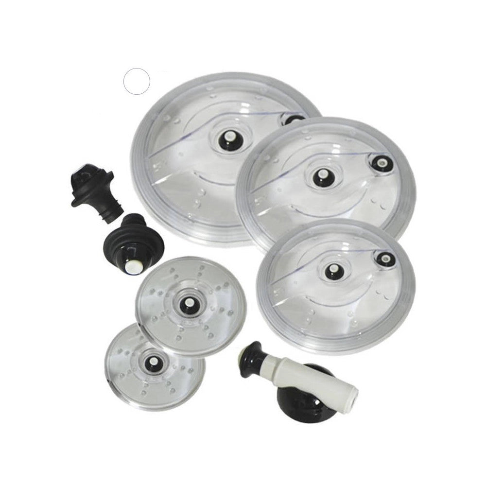 Trade Shop - Set 5 Copri Pentola Per Sottovuoto Sotto Vuoto Coperchio Pentole O Contenitori -