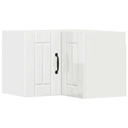 Pensile da cucina | Mobile angolare per parete LUCCA Bianco Lucido 57 x 57 x 40 cm