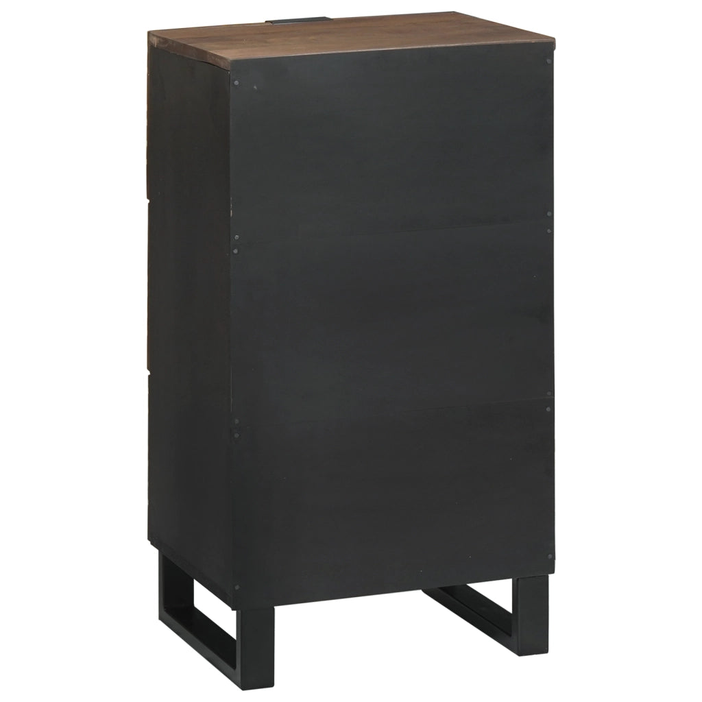 Mobile Sideboard 40x33.5x75 cm in Legno Massello di Mango
