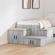 Armadio 2 pcs Grigio Sonoma 118 x 41 x 40 cm Legno multistrato 866664