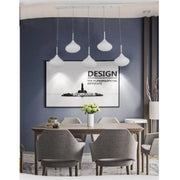 Trade Shop - Lampadario Da Soffitto A Sospensione Design A 5 Gocce 38w-76w 3000k-6500k B04 -