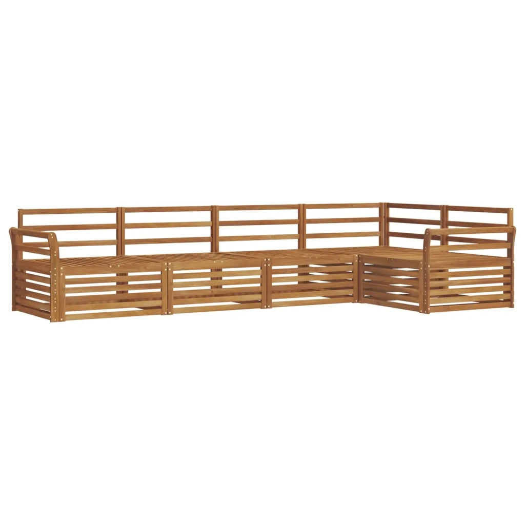 Set di divani da esterno 5 pcs Naturale