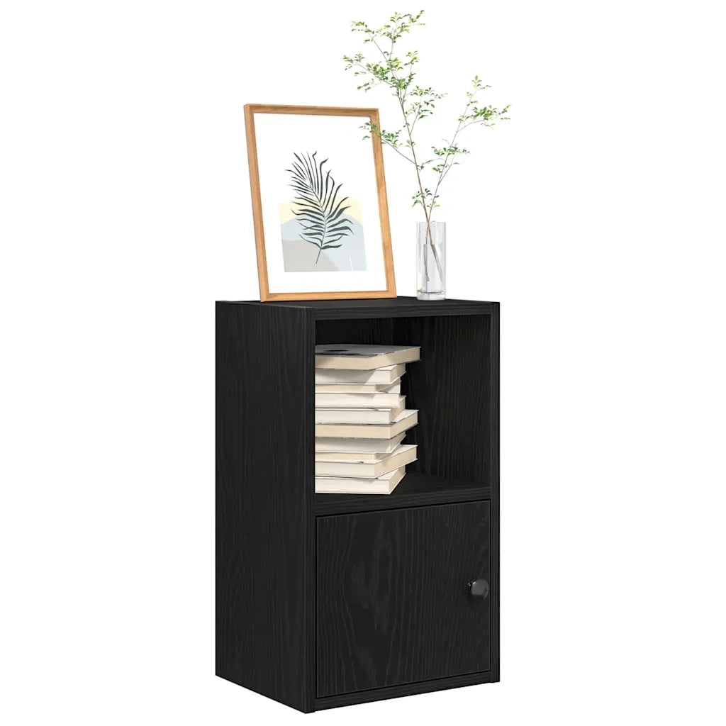 Libreria Rovere Nero 31x24x52 cm in Legno Multistrato 860320
