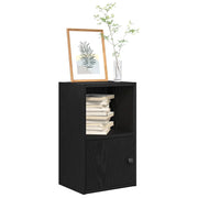 Libreria Rovere Nero 31x24x52 cm in Legno Multistrato 860320
