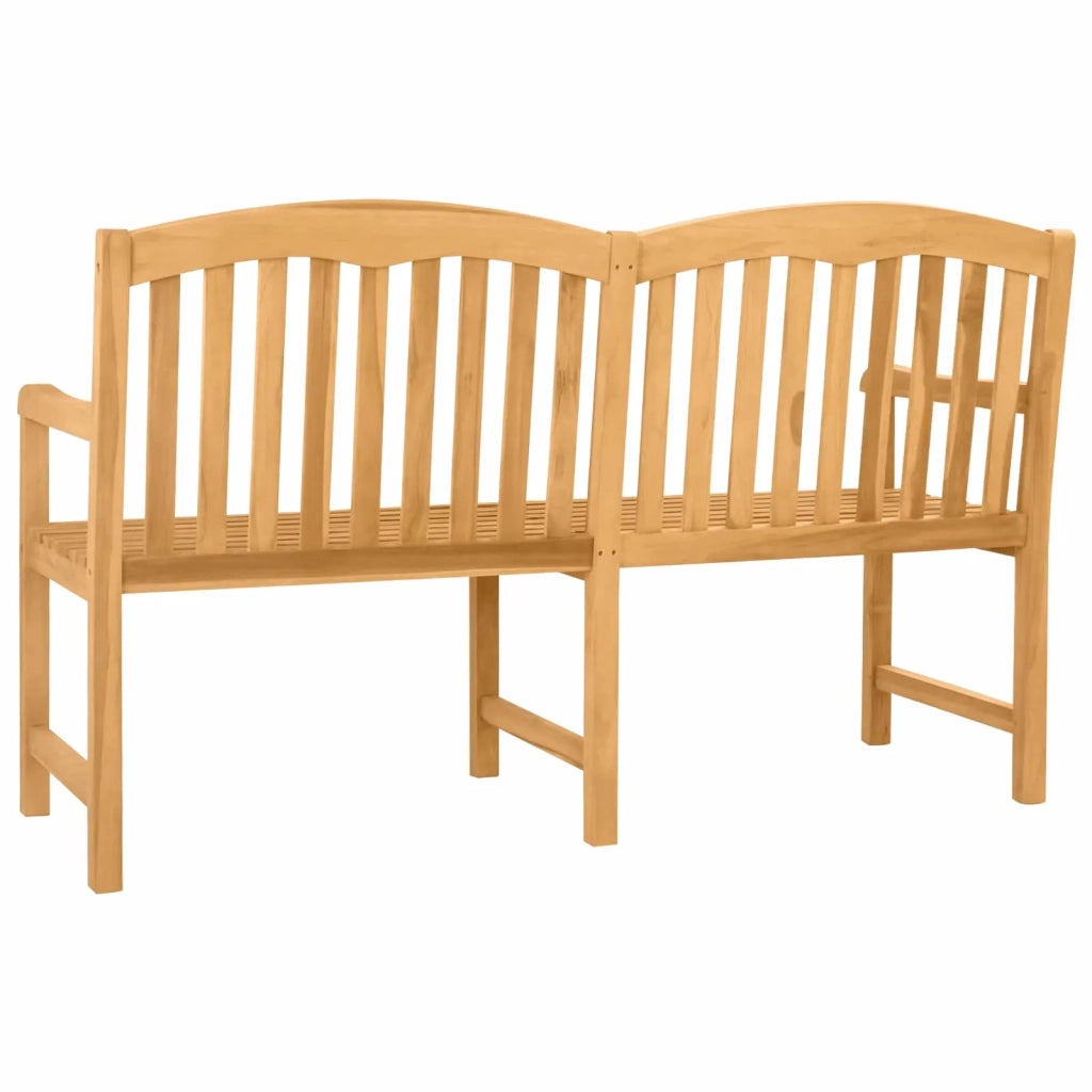 Panchina in legno intagliata a mano Naturale 179,5 x 61 x 90 cm