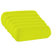 Federa 6 pcs HEERLEN Verde brillante. Ø 15 x 40 cm Poliestere 923316