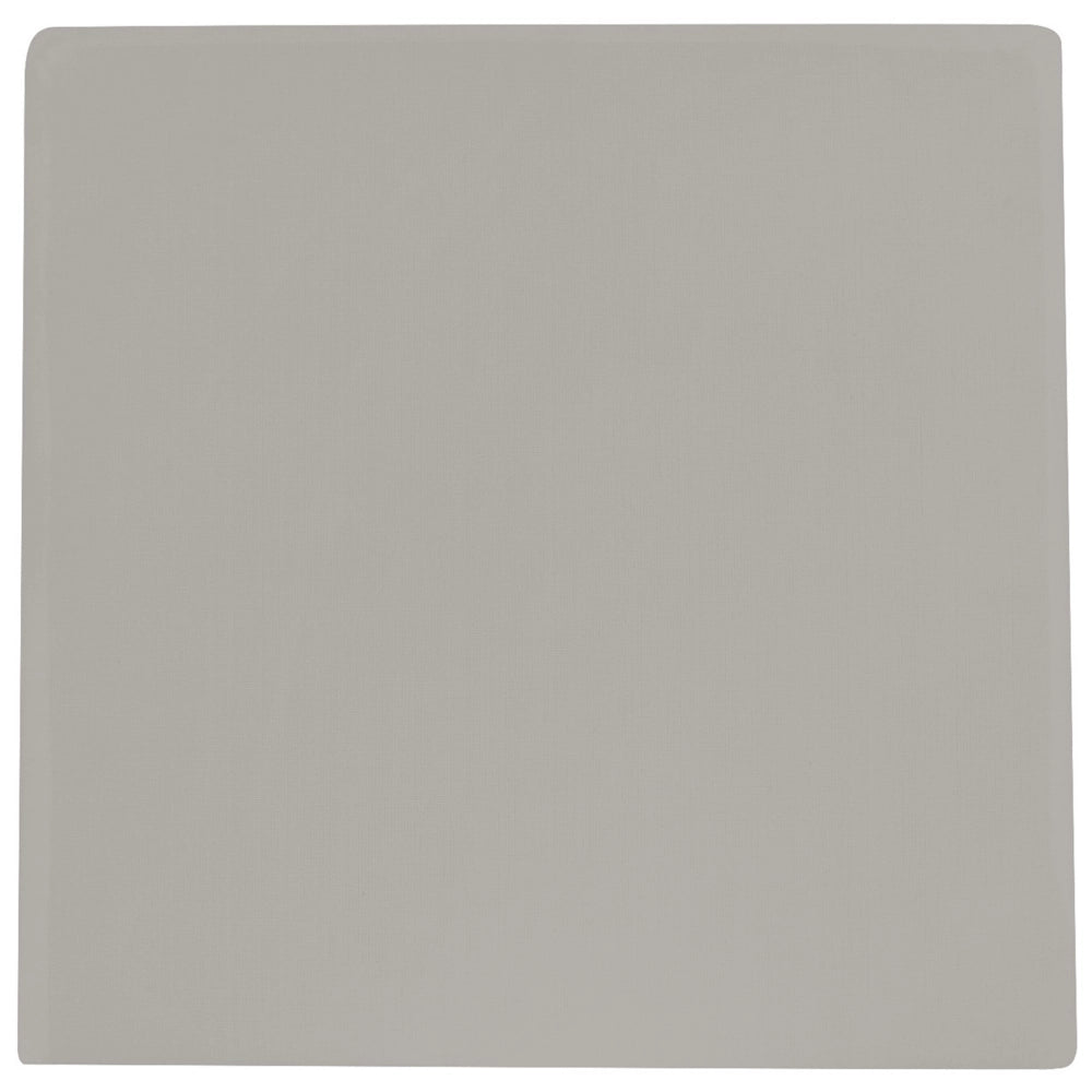 Set di 4 sedie da pranzo da giardino Struttura in alluminio bianco con cuscini di seduta grigi Schienale a doghe Design moderno