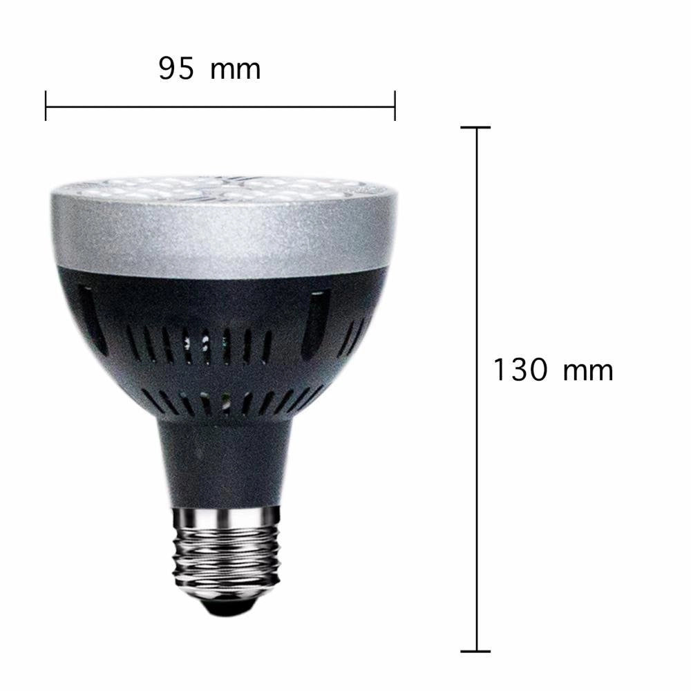 Trade Shop - Lampada Lampadine Par30 E27 36 Watt 24 Led Faretto Faro Luce Fredda P30-1 Spot -