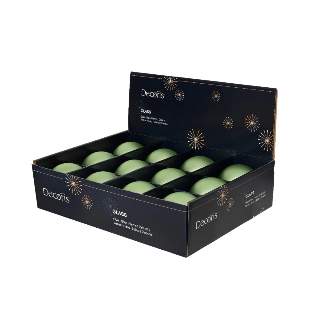 Pallina Vt opaco verde matcha d10cm