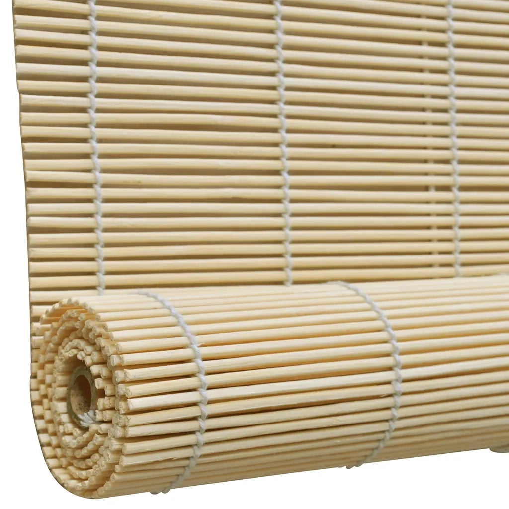 Tenda Avvolgibile in Bambù 80x220 cm Naturale 245817