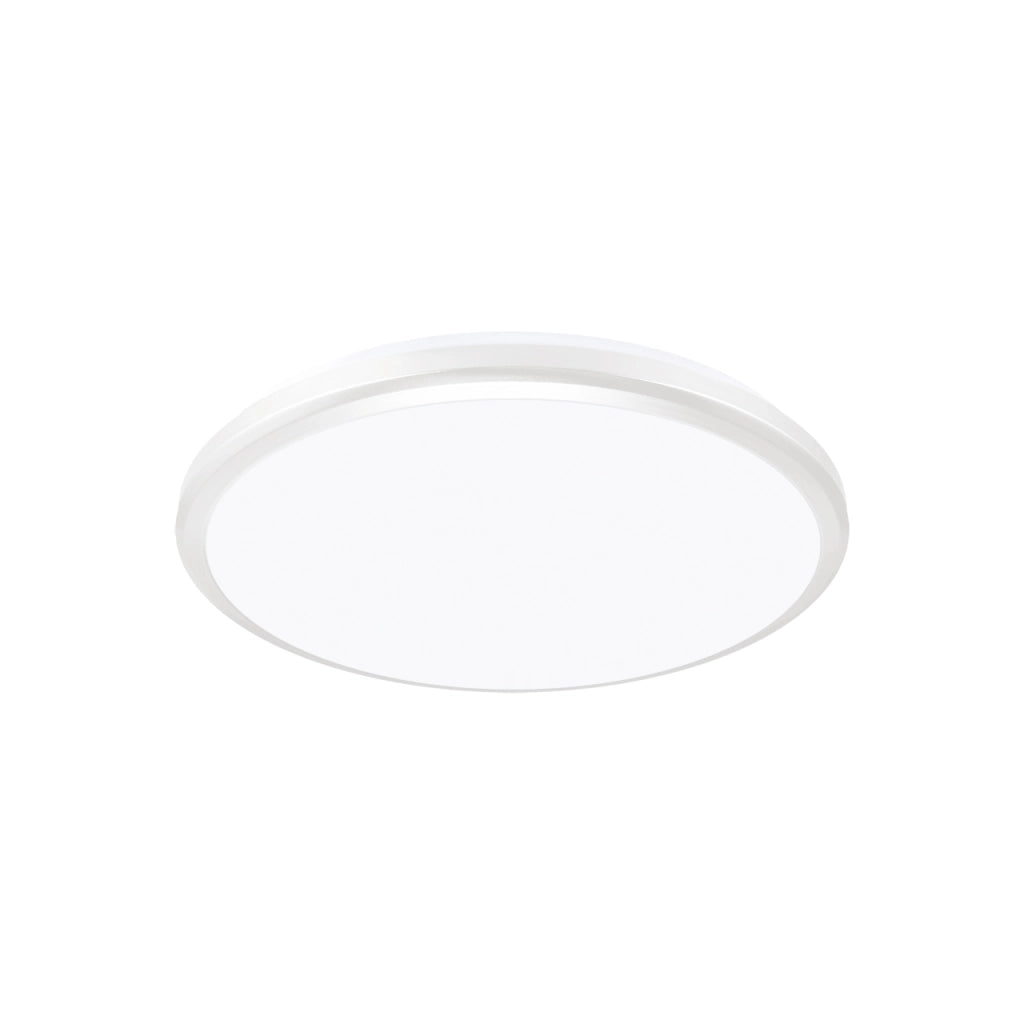 Plafoniera LED stagna tonda 26cm bianca 18W 4200K IP54