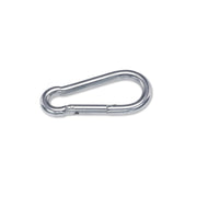 Moschettone pompiere in acciaio zincato DIN5299 diverse misure passacavi 80 MM