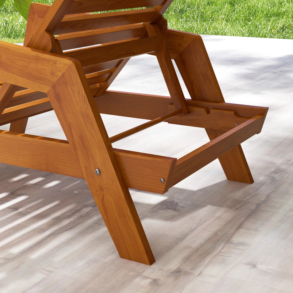 Lettino solare in legno da giardino e terrazzo finitura impermeabile struttura stabile capacità di carico fino a 120 kg comfort e resistenza garantiti