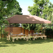 Tenda Party Marrone 292 x 580 x 315 cm Tessuto Oxford 42023647