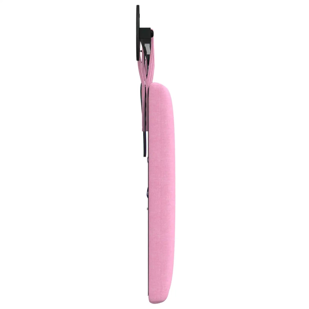 Testiera sospesa Con luce LED Rosa Tessuto