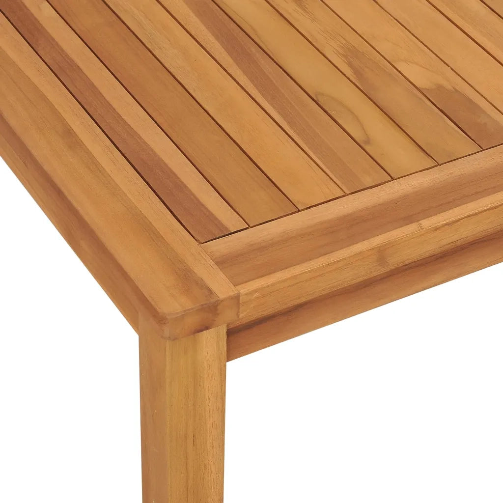 Set da Pranzo per Giardino 5 pz in Legno Massello di Teak 3157180
