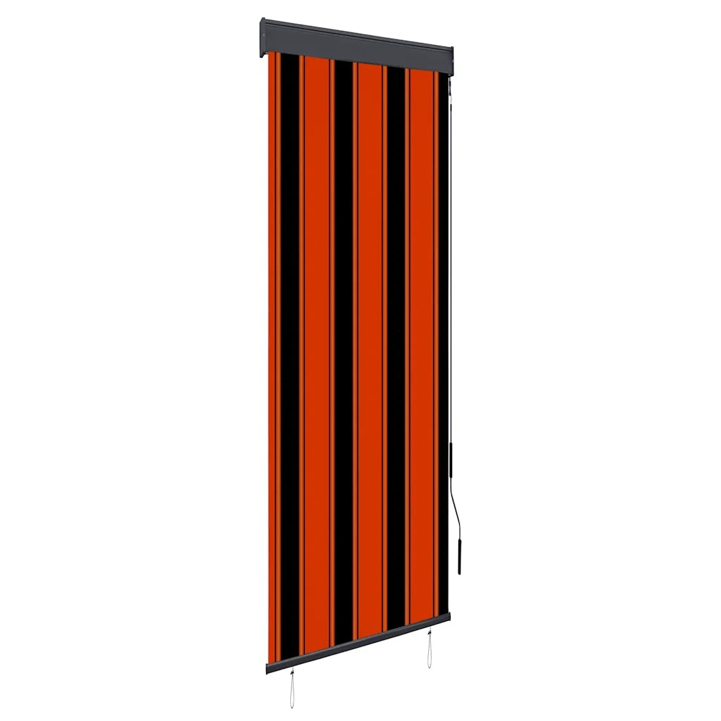 Tenda a Rullo per Esterni 60x250 cm Arancione e Marrone cod mxl 41554