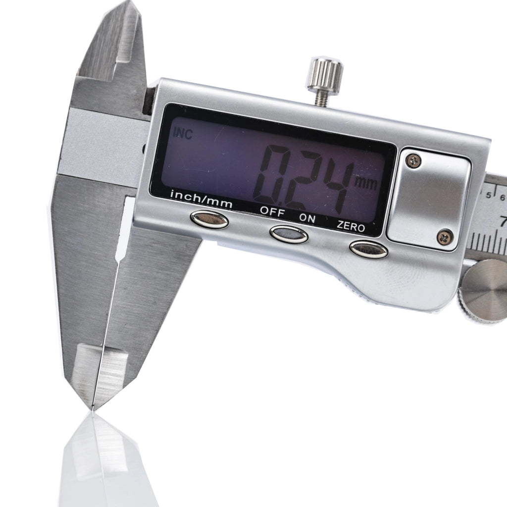 Calibro Elettronica Professionale Rosfix – Display LCD Grande, Acciaio Inox | Precisione 0.01 mm, 0-150 mm