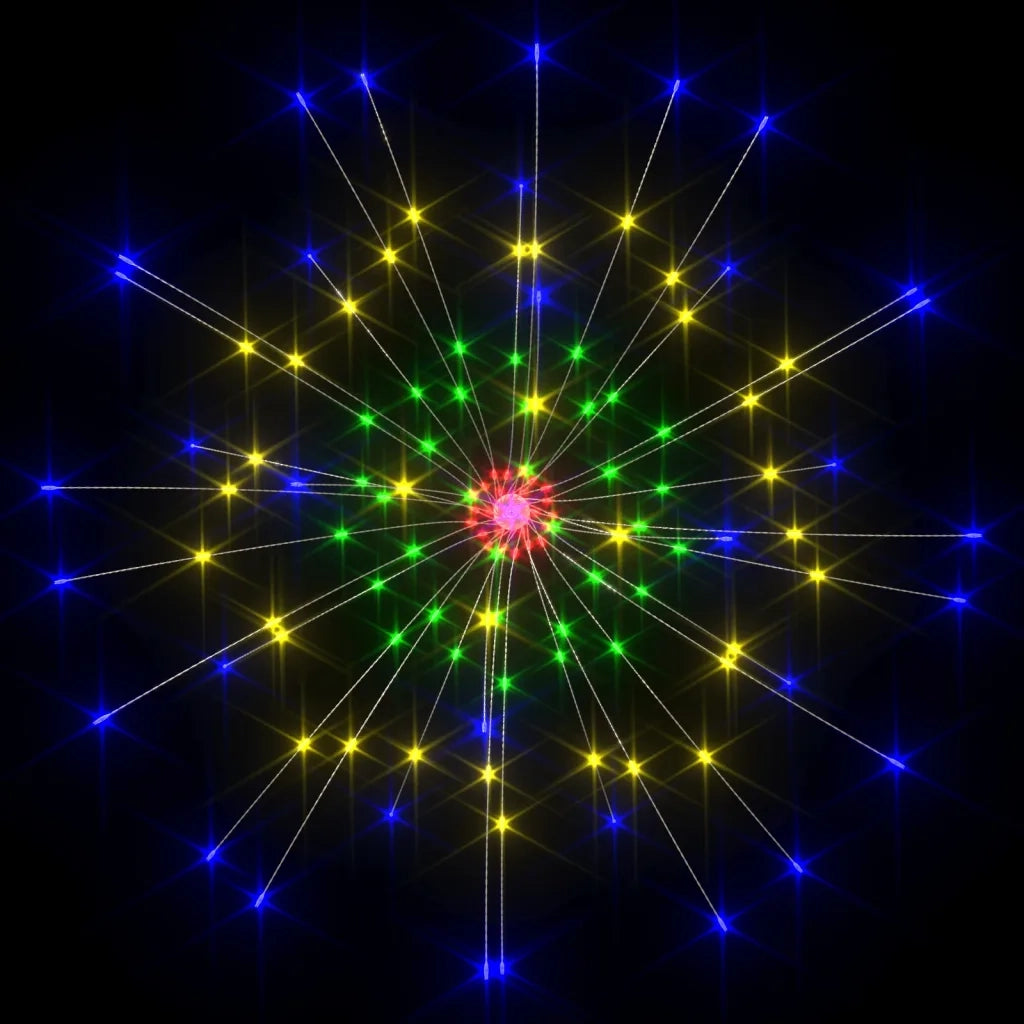 Luce di Natale Fuochi Artificio Multicolore 20 cm 140 LED CFW2040811