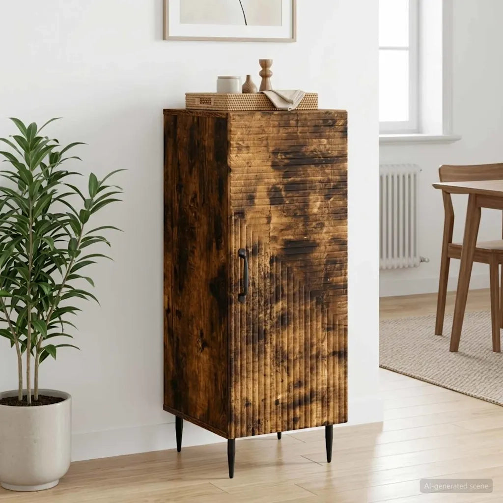 Credenza Rovere Fumo 33 x 34,5 x 89,5 cm Legno ingegnerizzato 894830