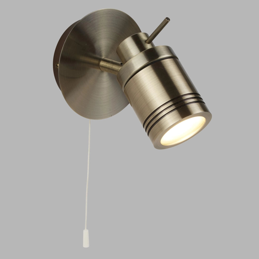 Plafoniera Contemporanea Sansone Acciaio Ottone Vetro 1 Luce Gu10