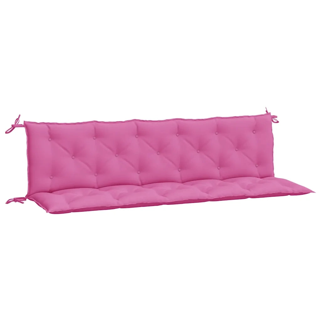 Cuscini per Panca 2 pz Rosa in Tessuto Oxford 361733