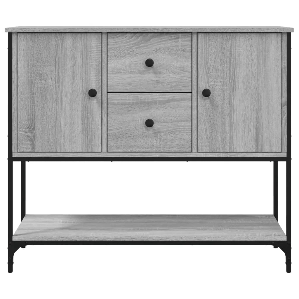 Credenza Grigio Sonoma 100x36x85 cm in Legno Multistrato 835557
