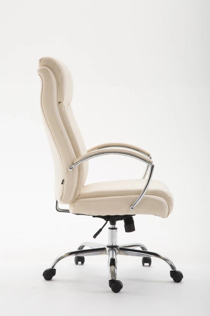 Sedia ufficio VAUD XL in similpelle crema