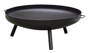 Braciere da Giardino Ø80xH32 cm  in Ferro Nero