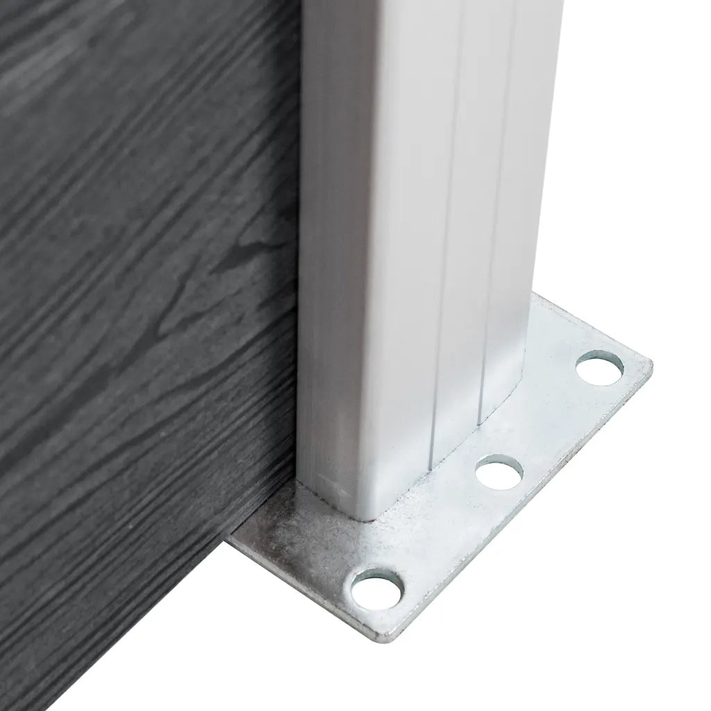 Pali per Recinzione 2 pz in Alluminio 185 cm CFW2703980