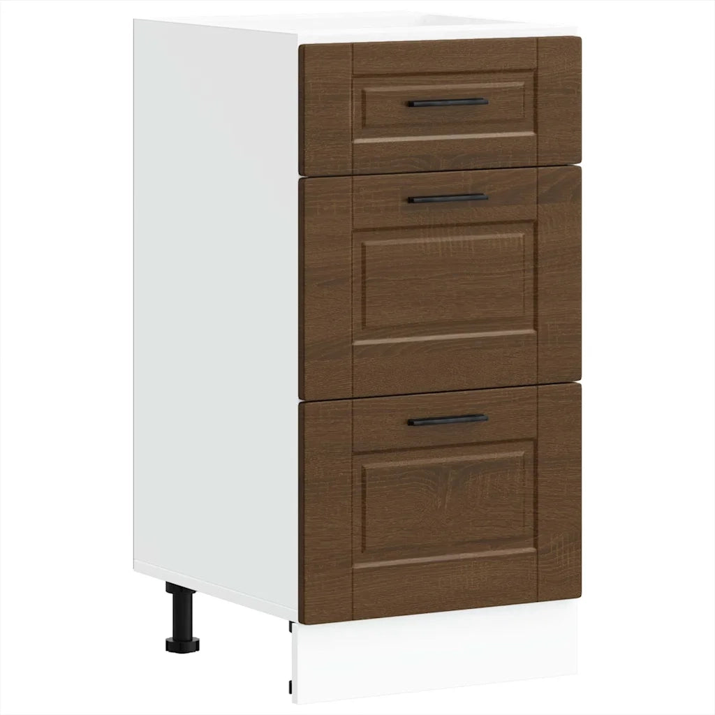 Base da Cucina Porto Rovere Marrone in Legno Multistrato 854227