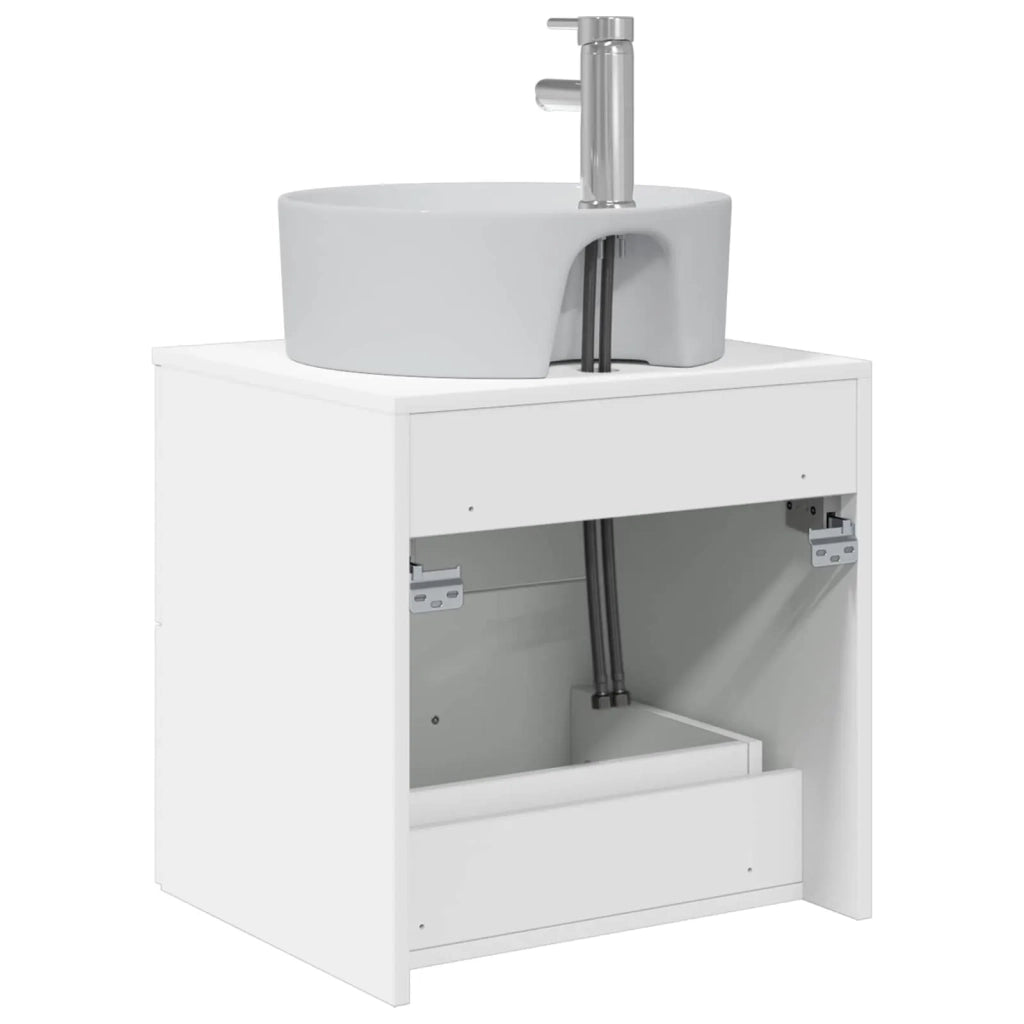 Mobile Lavabo da Parete Bianco 49,5 x 44,5 x 65 cm 890294