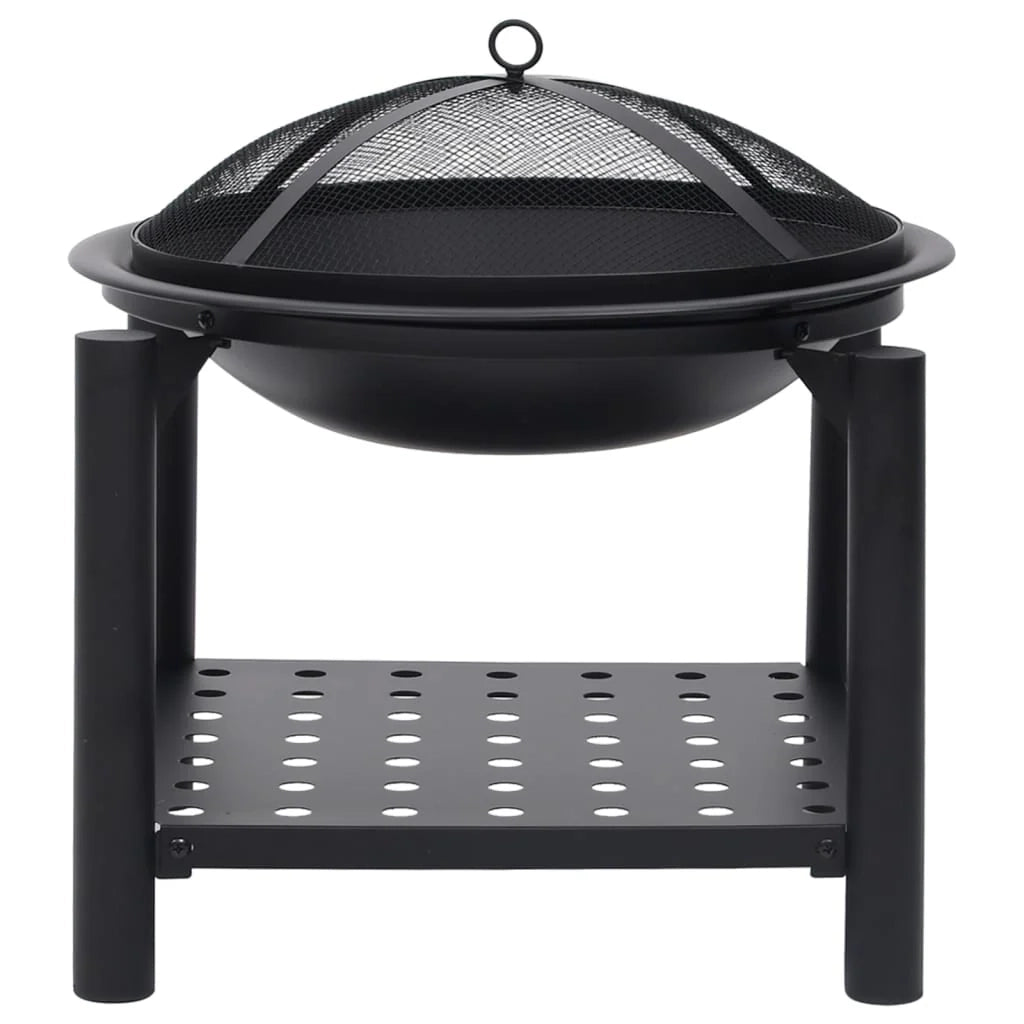 Caminetto con attizzatoio 54 x 54 x 55 cm acciaio 02_0006016