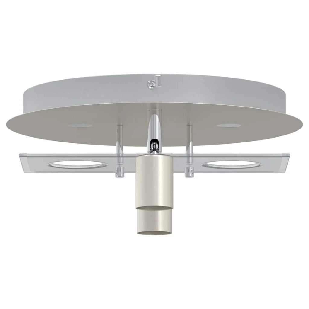 Moderno faretto da soffitto girevole 29 x 29 x 11 cm versatile ed elegante in acciaio nichelato 02_0058327