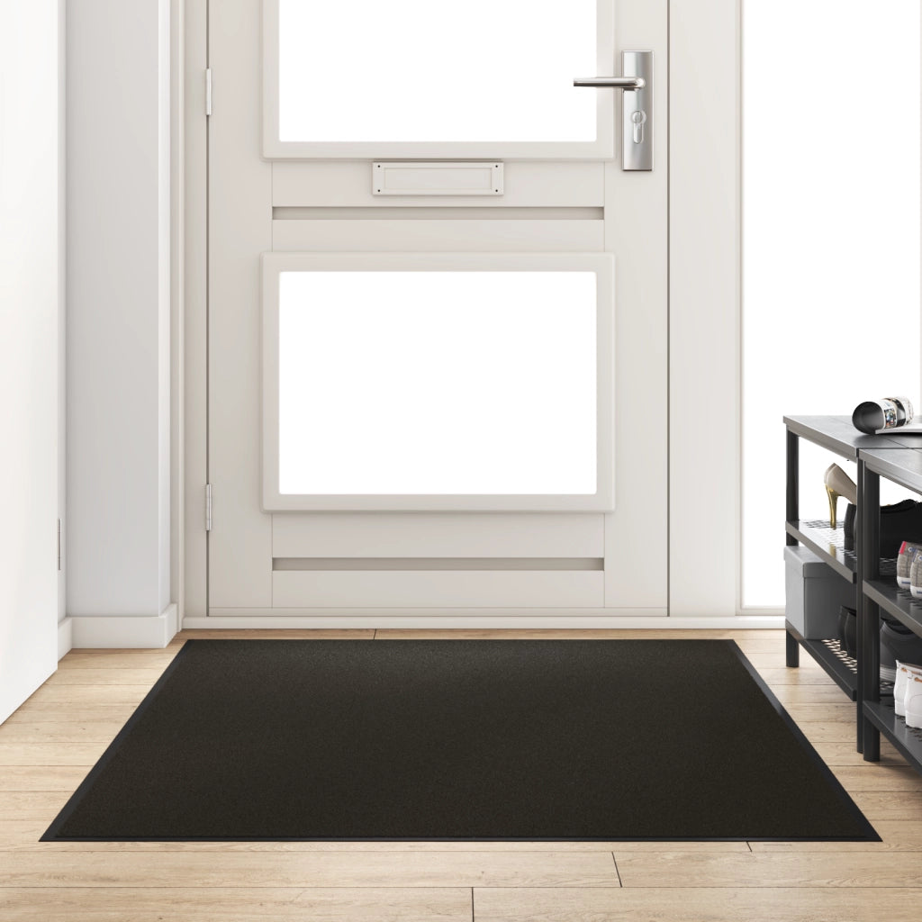 Tappeto rettangolare nero 120x180 cm