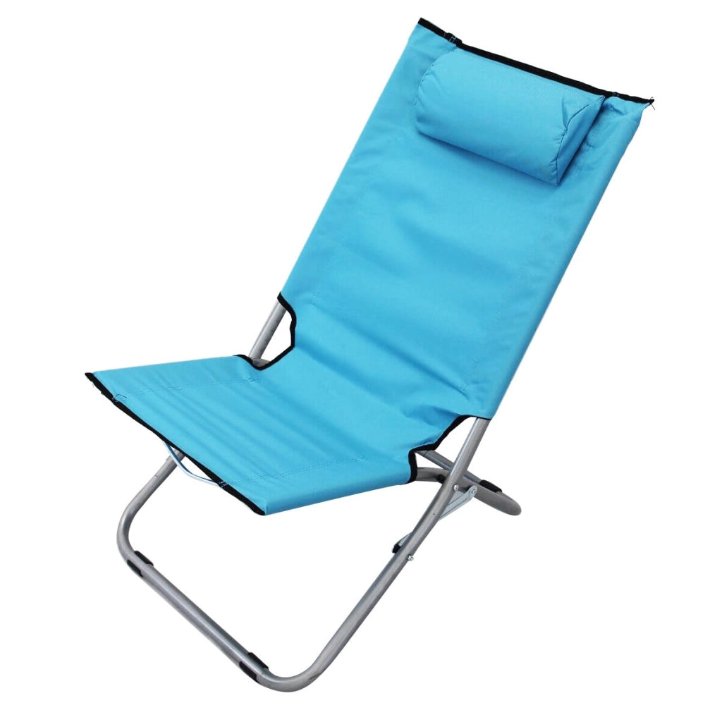 Spiaggina mare prendisole Pieghevole in Acciaio Oxford cm 76x50x74 - BOOKER
