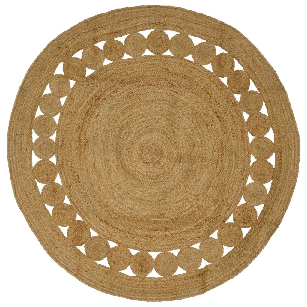 Tappeto Naturale Ø 210 cm Juta 42010803