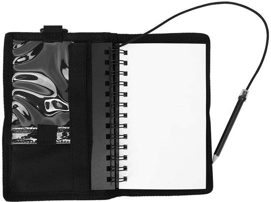 Libretto di immersione compattibile - Materiale ibrido PP - Copertura in PU - Ideale per sport acquatici - Leggero - Adatto per immersioni - Libretto di notazioni da sub