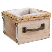 Cassetto in legno marrone 15x15x10,5h