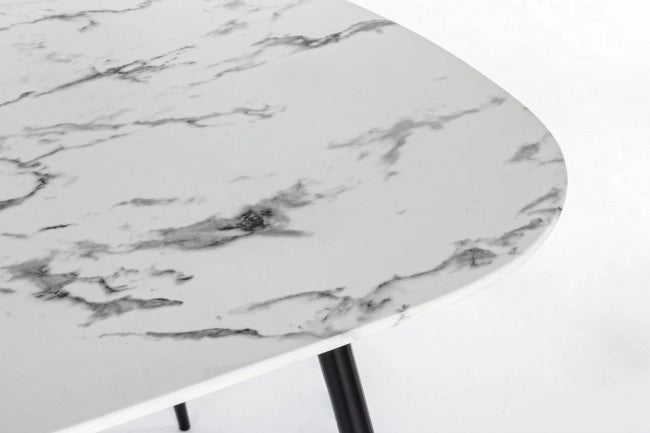 Tavolino Bianco Moderno da Interno 110x50 cm - FREYA