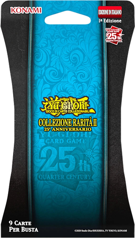 Yu-Gi-Oh! Collezione Rarita II 25° anniversario,Busta da 9 carte, Lingua italiana, Eta 6+