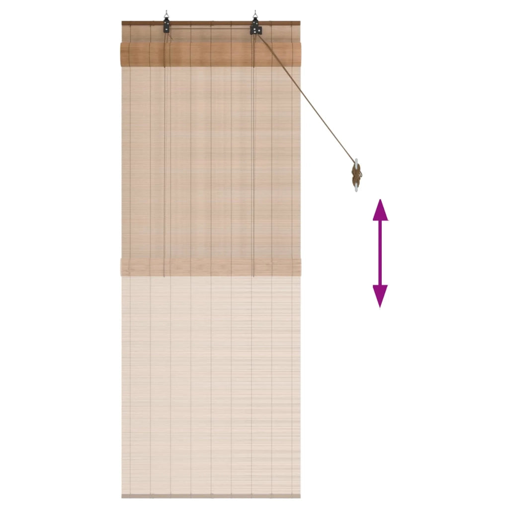 Tenda a rullo Marrone 40 x 160 cm Bambù 42039696