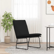 Sedia Lounge Nera 52x75x76 cm in Tessuto cod mxl 14290